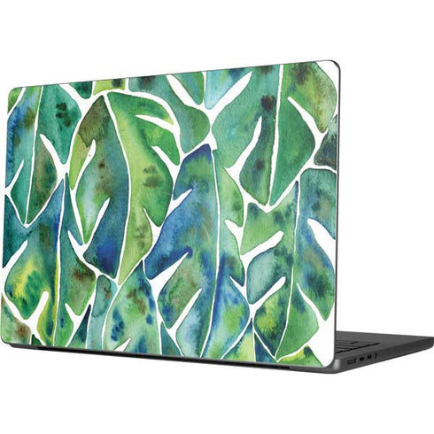 Tropical Leaves by Cat Coq Apple MacBook Pro 14-inch Skin