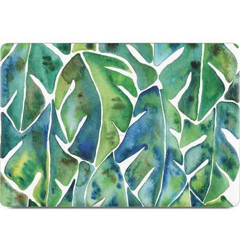 Tropical Leaves by Cat Coq MacBook Skins