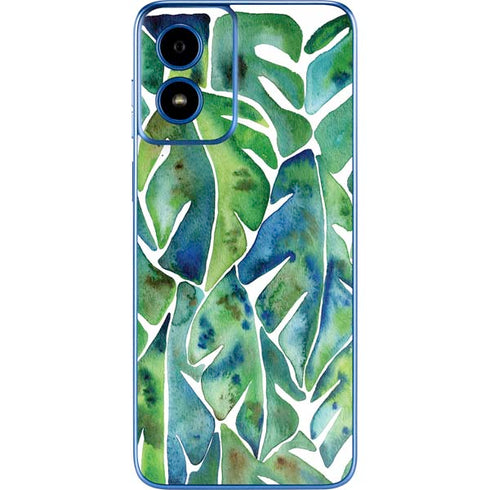 Tropical Leaves by Cat Coq Moto G Play 4G (2024) Skin