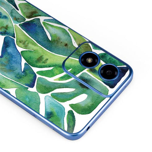 Tropical Leaves by Cat Coq Moto G Play 4G (2024) Skin