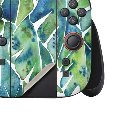 Tropical Leaves by Cat Coq Nintendo Switch 2 (2025) Joy-Con Controller Skin