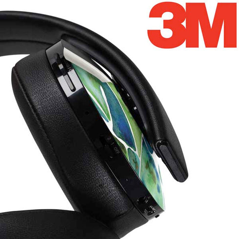 Tropical Leaves by Cat Coq PlayStation 4 Gold Wireless Headset Skin