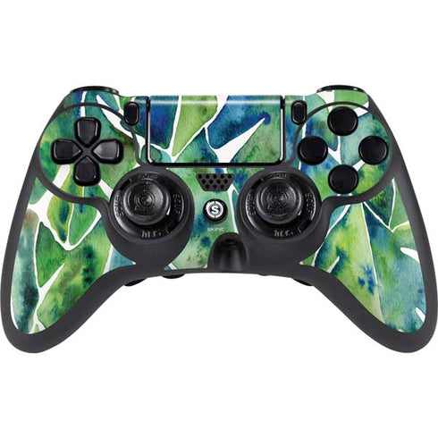 Tropical Leaves by Cat Coq PlayStation PS4 Skins