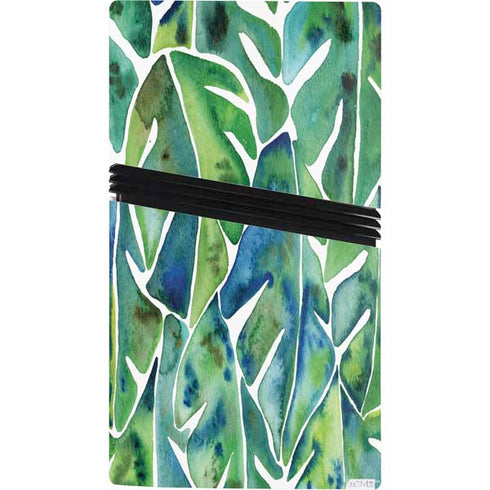 Tropical Leaves by Cat Coq PS5 Pro Console Skin