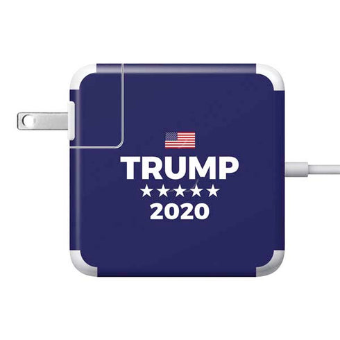 Trump 2020 Blue 85W Power Adapter (15 and 17 inch MacBook Pro Charger) Skin