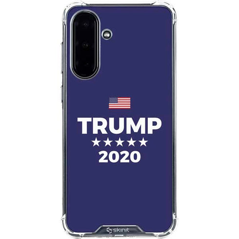 Trump 2020 Blue Galaxy A36 5G Clear Case