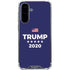 Trump 2020 Blue Galaxy A36 5G Clear Case