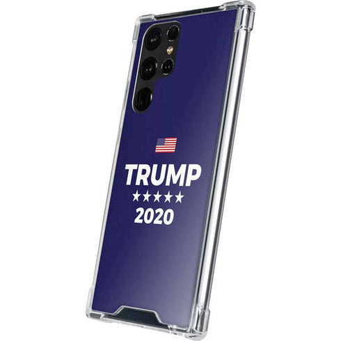 Trump 2020 Blue Galaxy S23 Ultra Clear Case