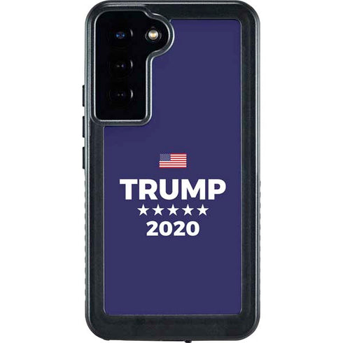 Trump 2020 Blue Galaxy S24 Plus Waterproof Case