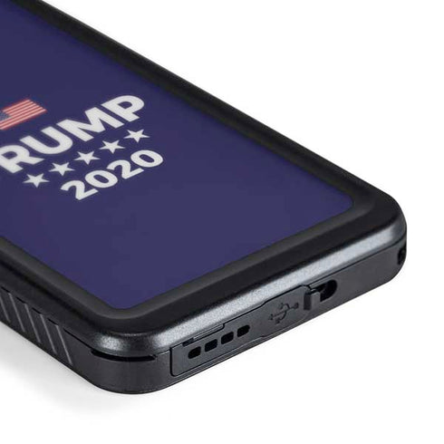 Trump 2020 Blue Galaxy S24 Plus Waterproof Case
