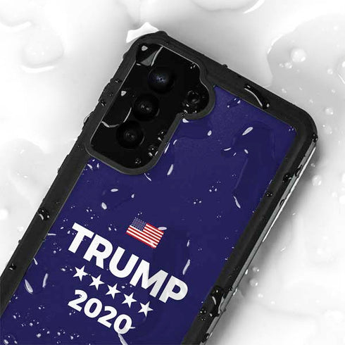Trump 2020 Blue Galaxy S24 Plus Waterproof Case