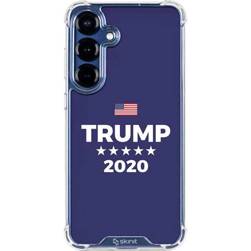 Trump 2020 Blue Galaxy S25 Plus Clear Case
