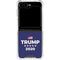 Trump 2020 Blue Galaxy Z Flip6 Clear Case