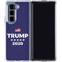 Trump 2020 Blue Galaxy Z Fold5 5G Clear Case