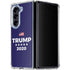 Trump 2020 Blue Galaxy Z Fold5 5G Clear Case