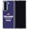 Trump 2020 Blue Galaxy Z Fold6 Clear Case