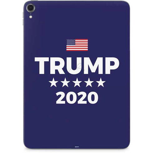 Trump 2020 Blue Apple iPad Pro Skin