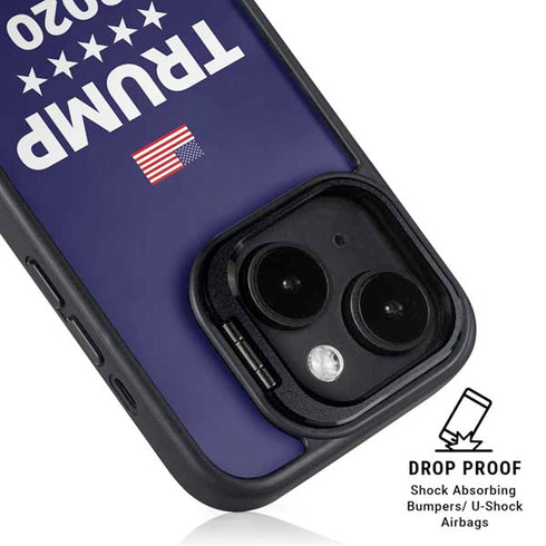 Trump 2020 Blue iPhone 14 Kickstand Case