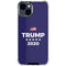 Trump 2020 Blue iPhone 15 Clear Case