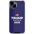 Trump 2020 Blue iPhone 15 Clear Case