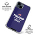 Trump 2020 Blue iPhone 15 Clear Case