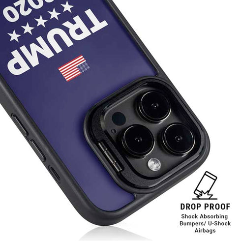 Trump 2020 Blue iPhone 15 Pro Kickstand Case