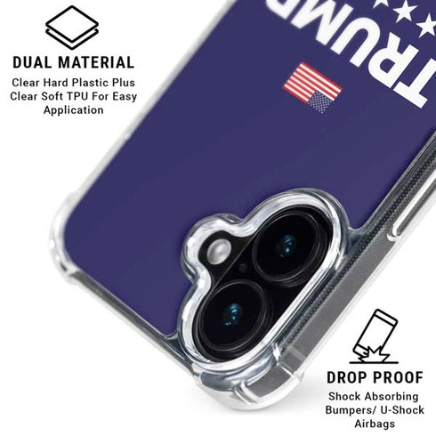Trump 2020 Blue iPhone 16 MagSafe Case