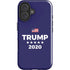 Trump 2020 Blue iPhone 16 Plus Impact Case