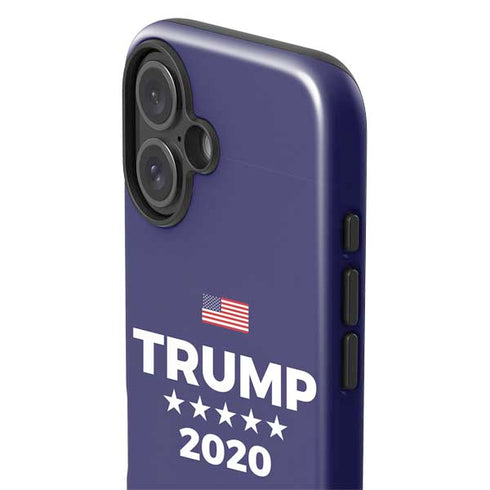 Trump 2020 Blue iPhone 16 Plus Impact Case