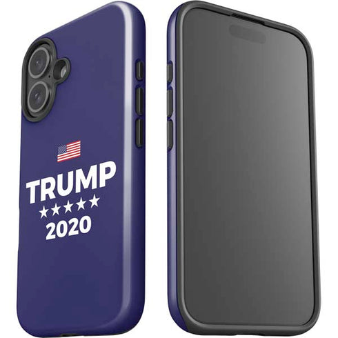 Trump 2020 Blue iPhone 16 Plus Impact Case