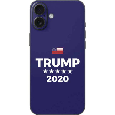 Trump 2020 Blue iPhone 16 Plus Skin