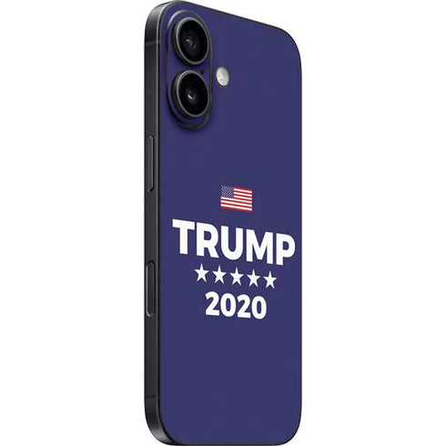 Trump 2020 Blue iPhone 16 Plus Skin