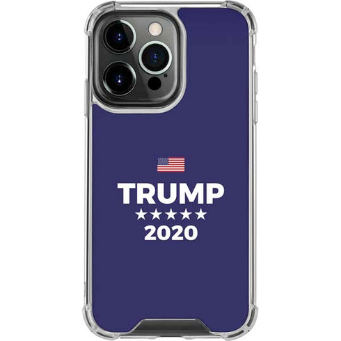 Trump 2020 Blue iPhone 16 Pro Clear Case