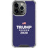 Trump 2020 Blue iPhone 16 Pro Clear Case