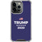 Trump 2020 Blue iPhone 16 Pro Max Clear Case