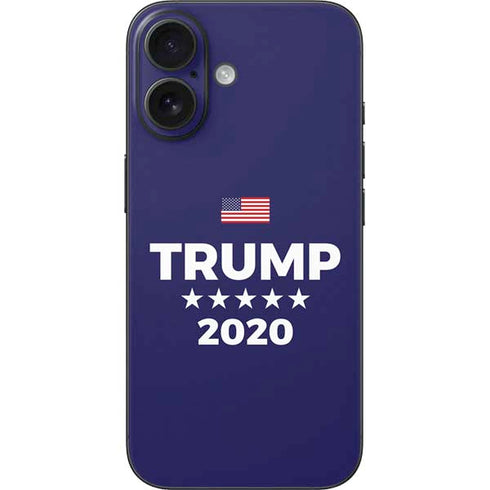 Trump 2020 Blue iPhone 16 Skin