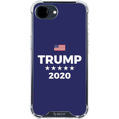 Trump 2020 Blue iPhone 16e Clear Case
