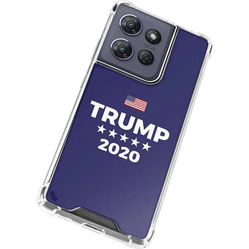 Trump 2020 Blue Moto G 5G (2025) Clear Case
