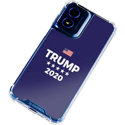 Trump 2020 Blue Moto G 5G (2024) Clear Case