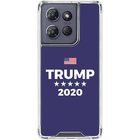 Trump 2020 Blue Moto G Play 5G (2025) Clear Case
