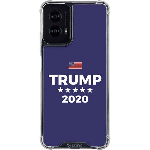 Trump 2020 Blue Moto G Power 5G (2024) Clear Case