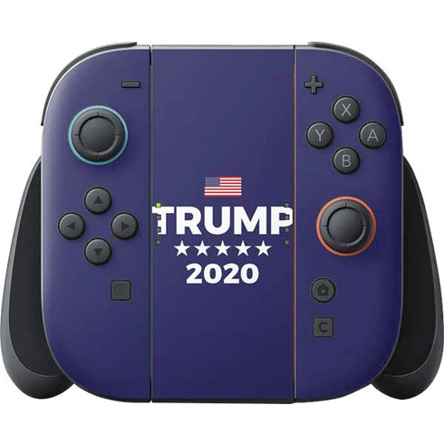 Trump 2020 Blue Nintendo Skins