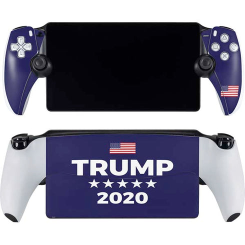 Trump 2020 Blue PlayStation Portal Remote Player Skin