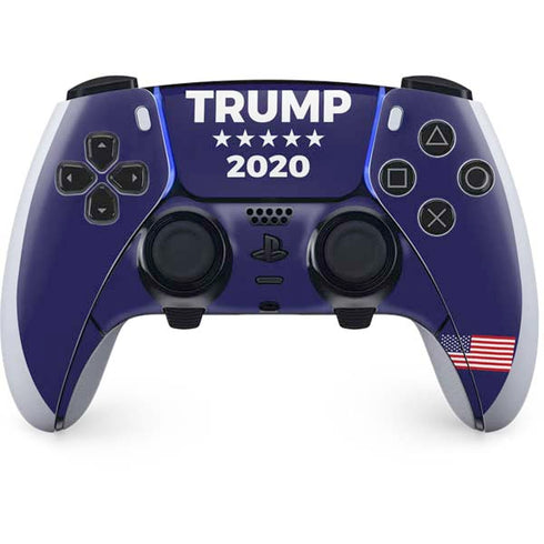 Trump 2020 Blue PS5 DualSense Edge Pro Controller Skin