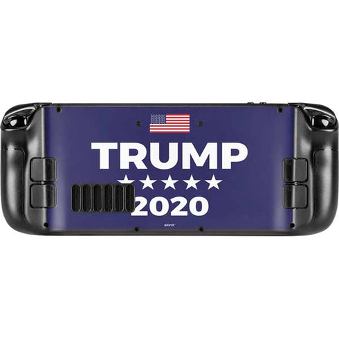 Trump 2020 Blue Steam Deck Handheld Gaming Computer Skin
