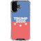 Trump 2020 iPhone 16 Plus Clear Case