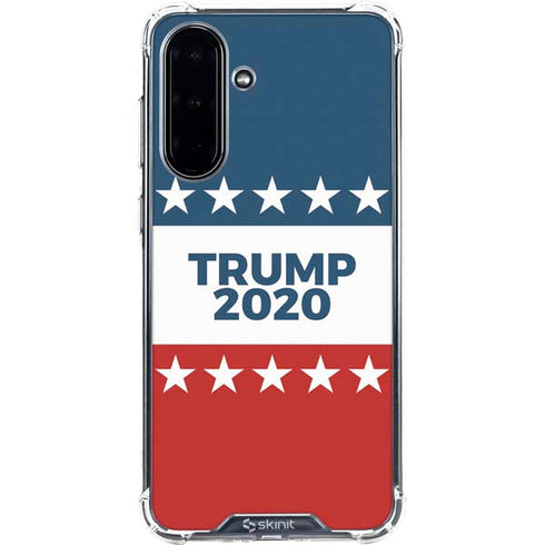 Trump 2020 Red White and Blue Galaxy A36 5G Clear Case