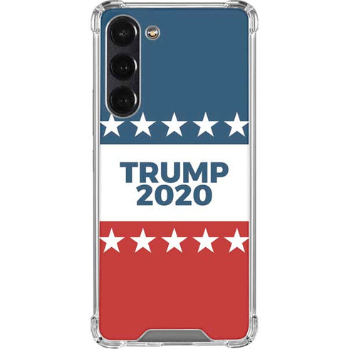 Trump 2020 Red White and Blue Galaxy S24 FE Clear Case