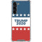 Trump 2020 Red White and Blue Galaxy S24 FE Clear Case