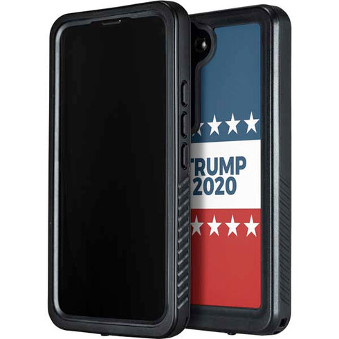 Trump 2020 Red White and Blue Galaxy S24 Waterproof Case